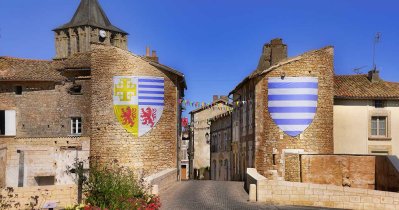 Ville de Lusignan - entrée